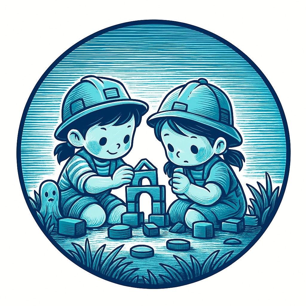 Illustration of children in a supportive environment